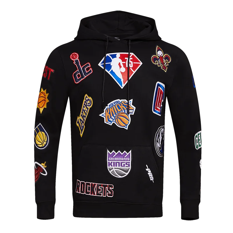 NBA PRO LEAGUE MEN'S PO HOODIE (BLACK)