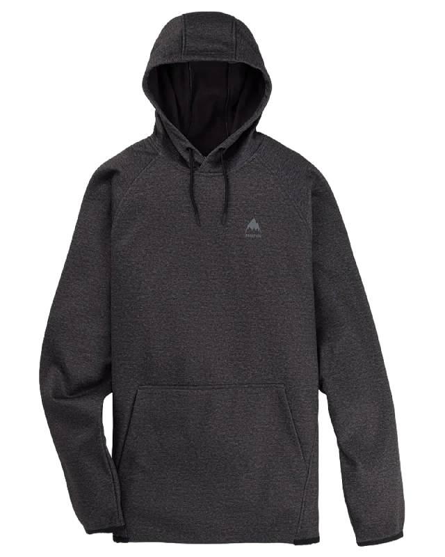 Burton Men's Crown Weatherproof Pullover Fleece - True Black Heather