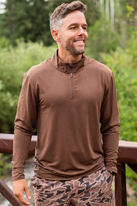 Performance Quarter Zip - Heather Brown