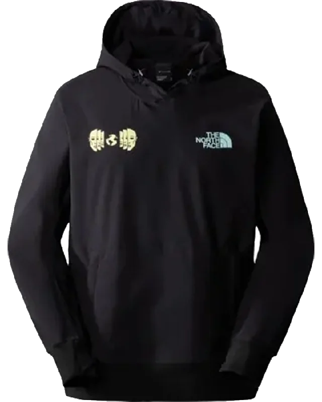 The North Face Men's Tekno Logo Hoodie - Tnf Black/Sun Sprite