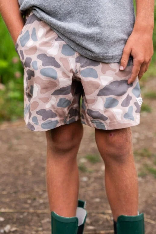 Youth Athletic Short - Pintail Camo