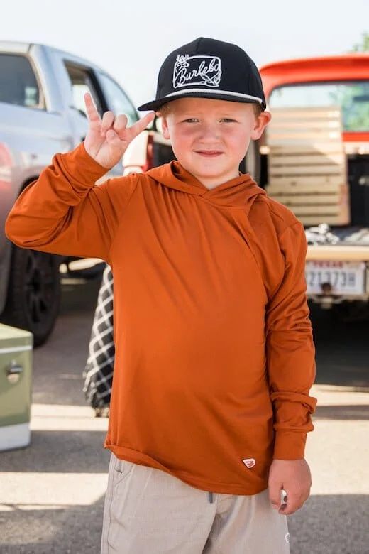 Youth Performance Hoodie - Orange