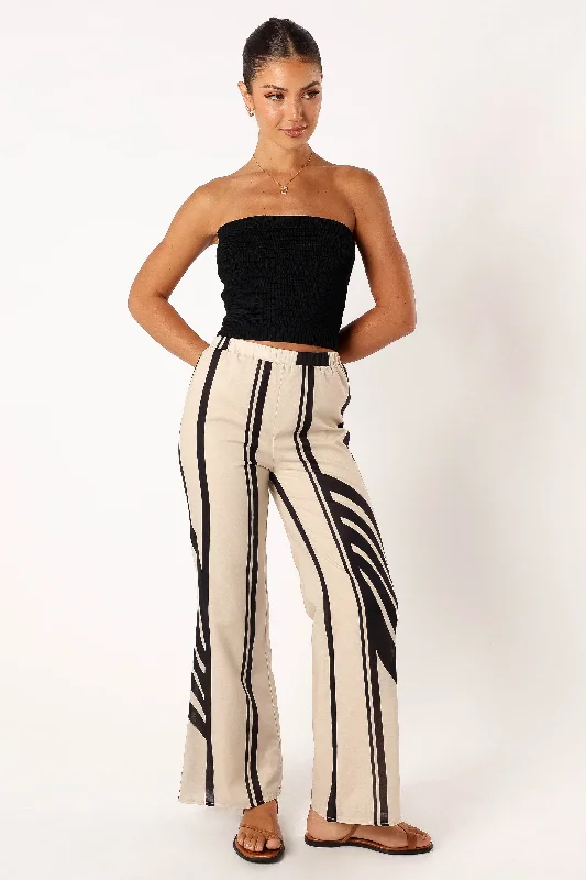 Alba Pant - Black Print