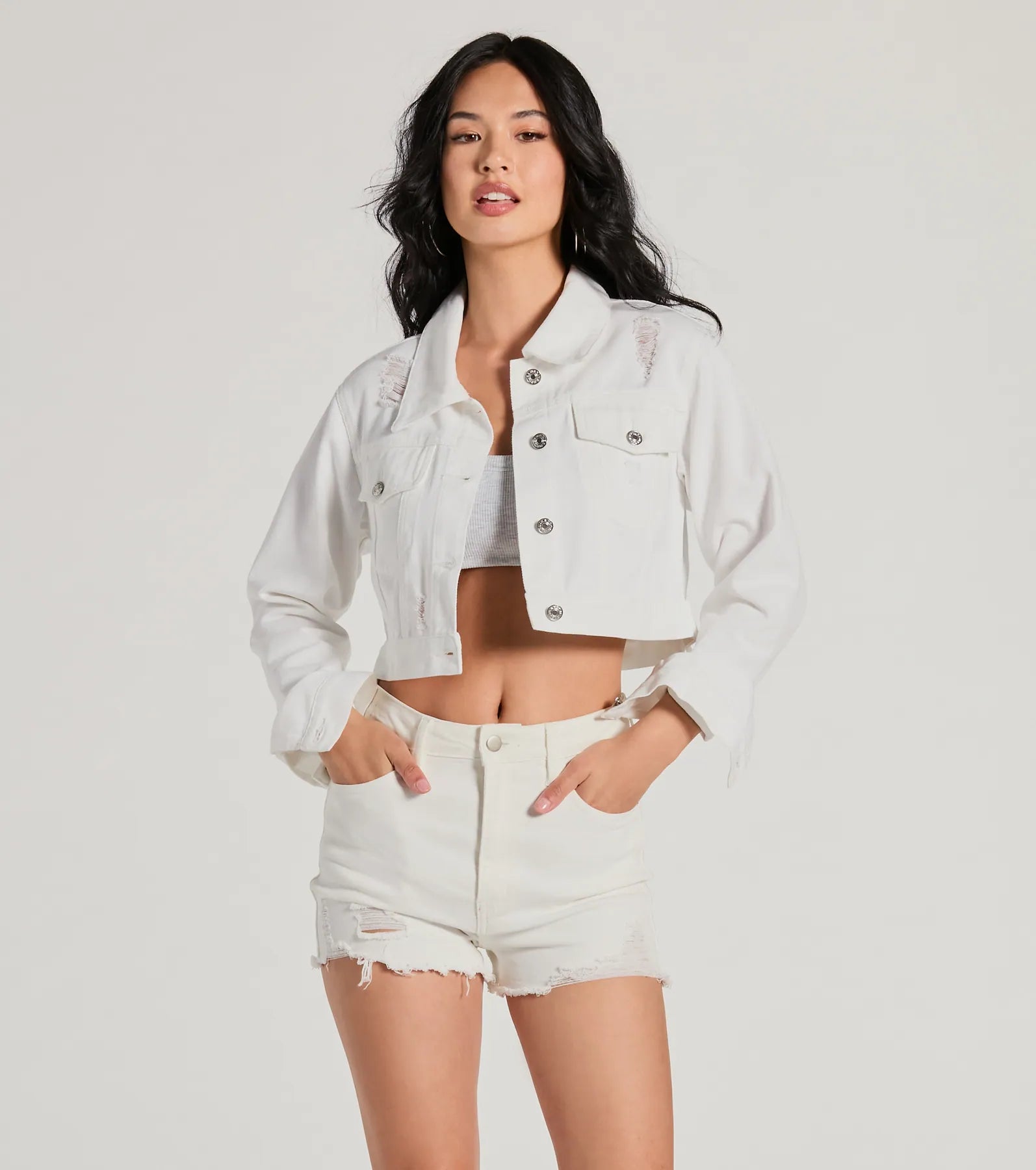 Boardwalk Crop Denim Jacket