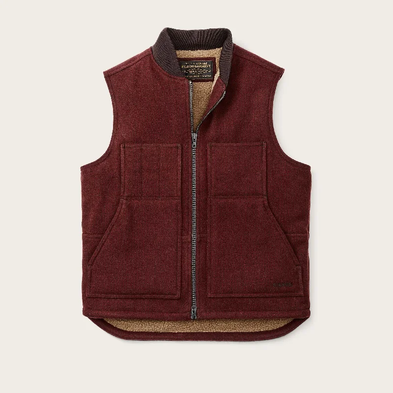 LINED MACKINAW WOOL WORK VEST