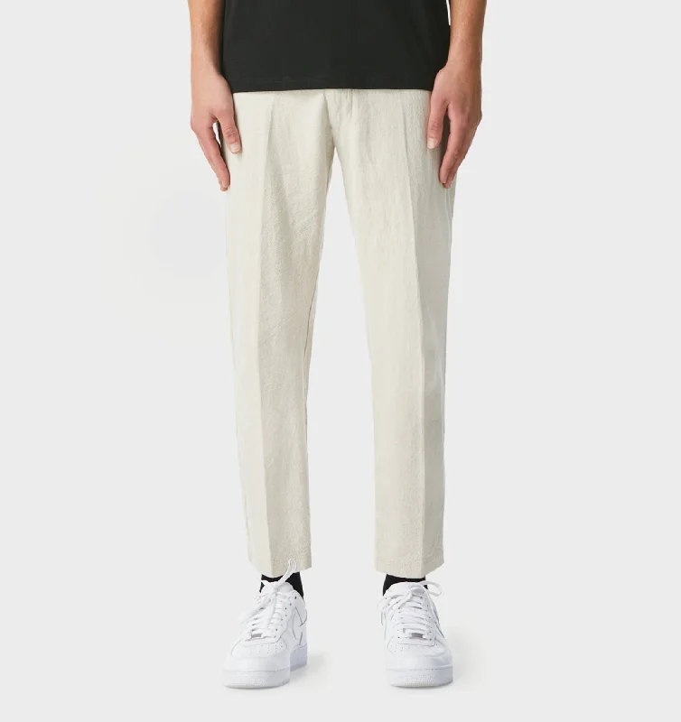 Linen Slim Kobe Pant - Tall - Bone