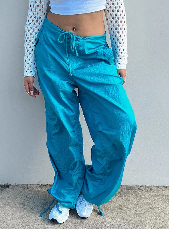 Motel Chute Trousers Blue