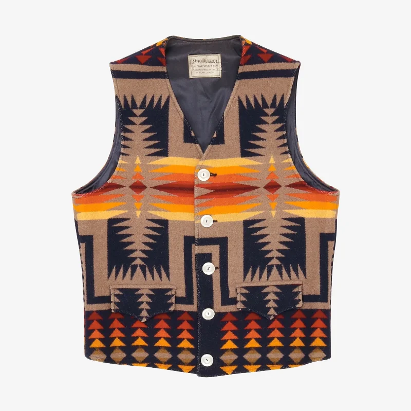 Navajo Patterned Vest