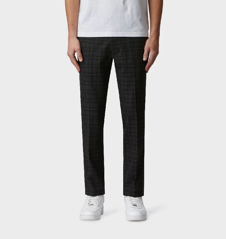 Slim Kobe Pant - Tall - Black Plaid Check