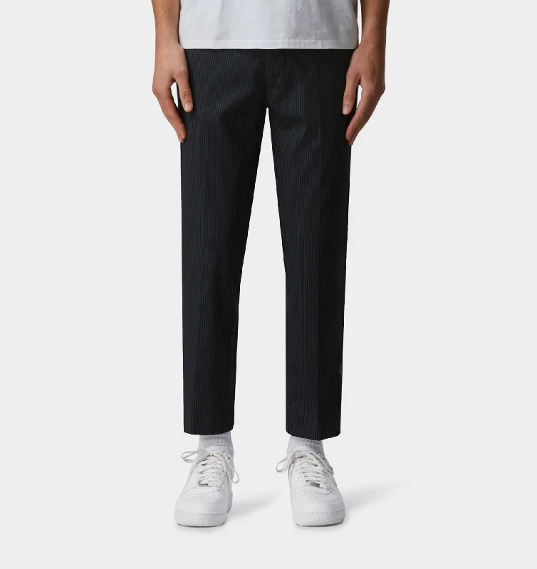 Smart Slim Kobe Pant - Navy Pinstripe