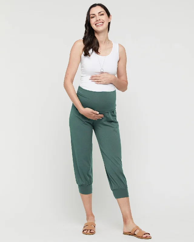 Summer Slouch Maternity Pant - Silver Pine