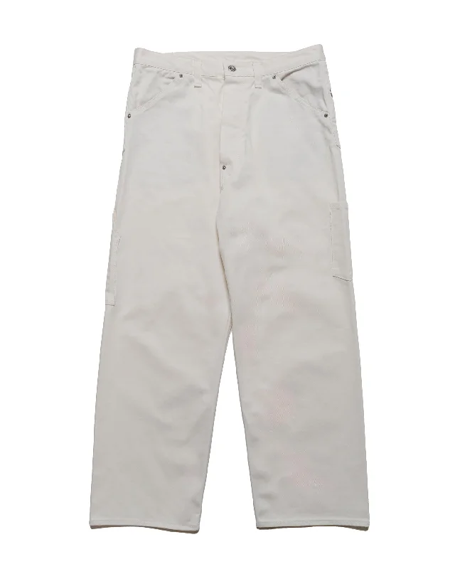 The Corona Utility CP011 Half Overalls Cotton Drill Natural