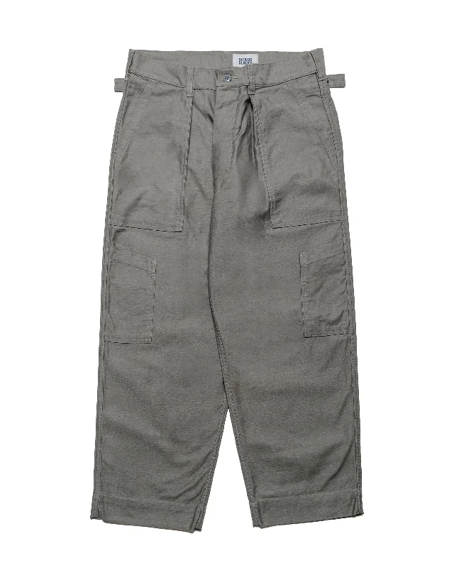 The Corona Utility FP025 Mechanic Slacks Military Back Satin Sage Green