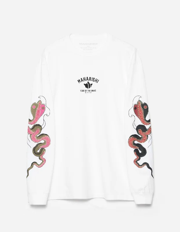 1452 Year of the Snake L/S T-Shirt White