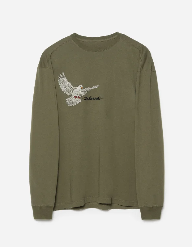 5316 Peace Mount Maha L/S T-Shirt Olive OG-107F