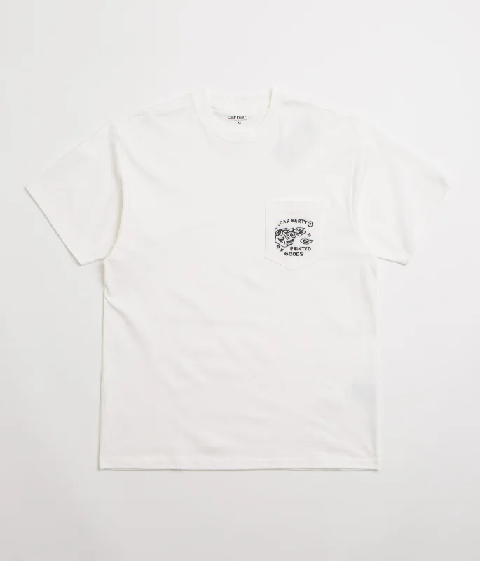 Carhartt Fragments Pocket T-Shirt - White / Black