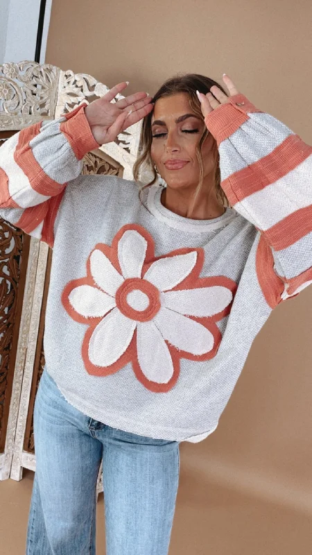 Oli & Hali: Daisy Patch Longsleeve Top