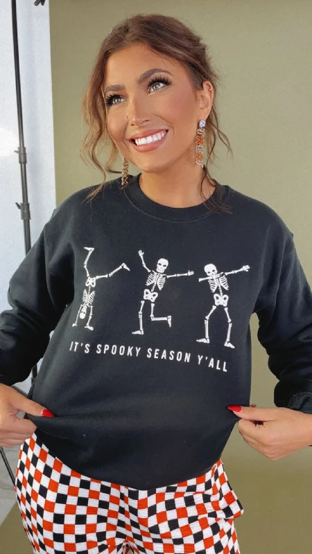 Spooky Season Y'all Crewneck, Black