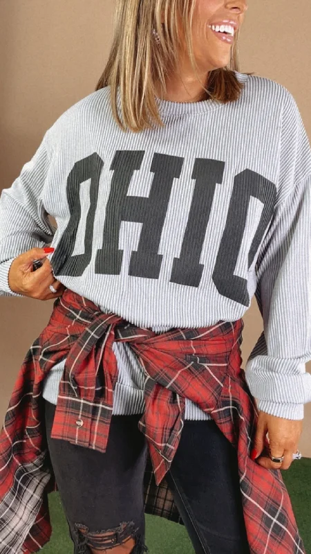 Ohio Crewneck, Charcoal