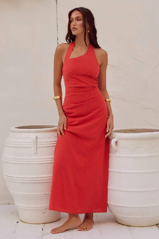 SAPHIRA LONG MIDI DRESS - JAFFA